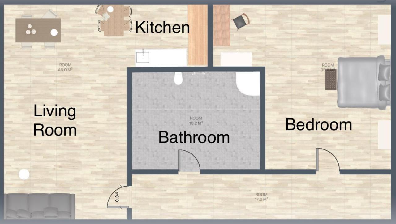 2-Zimmer City Apartment 57M² Mit King Size Bett Und Kueche مونستر المظهر الخارجي الصورة